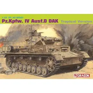 Spedizione Espresso DRAGON 1 35 Panzer IV Ausf. D DAK Tropical Version-Premium Ed.