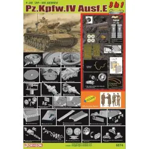 DRAGON 1 35 Panzer IV Ausf. E - 3in1 - Version 2025 Prezzo Scontato