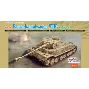 DRAGON 1 35 Panzerkampfwagen VI(P) w/Zimmerit Quantità Limitata