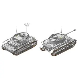 Popolare DRAGON 1 35 Pz.Bef.Wg.IV Ausf.J