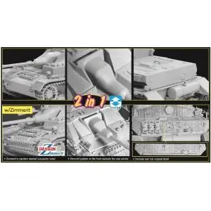 DRAGON 1 35 Sd.Kfz. 167 StuG. IV early with Zimmerit A Buon Prezzo