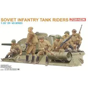 DRAGON 1 35 Soviet Infantry Tank Riders Ultime Pezzi