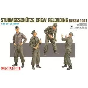 Acquista Ora DRAGON 1 35 Sturmgeschütz Crew Reloading - Russia 1941