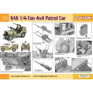 DRAGON 1 6 SAS 1/4-Ton 4x4 Patrol Jeep - 1 6 Must-Have