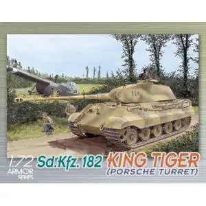 Non Perdere DRAGON 1 72 Sd.Kfz.182 Kingtiger Porsche Turret