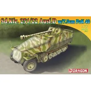 DRAGON 1 72 Sd.Kfz.251/22 Ausf.D w/7.5cm PaK 40 Prezzo Scontato