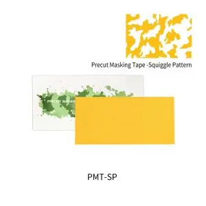 Direttamente Dal Produttore DSPIAE Precut Masking Tape - Squiggle Pattern