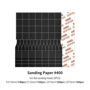 DSPIAE Sanding Paper f.Flat Reciproctg.Sanding Head 400 Consegna Rapida