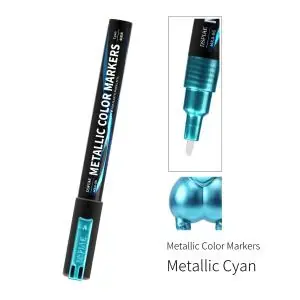 Pagamento Sicuro DSPIAE Super Metallic Color Markers - Cyan