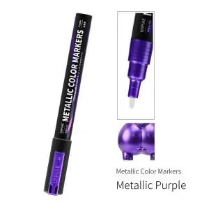 Popolare DSPIAE Super Metallic Color Markers - Purple