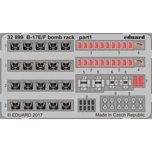 EDUARD 1/32 ; B-17E/F bomb rack - per kit HKM Offerta Limitata