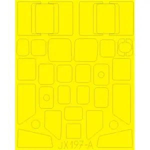 EDUARD 1/32; B-17E (mascherina adesiva per verniciatura per kit HKM) Di Tendenza