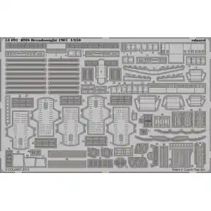 Solo Oggi EDUARD 1/350 ; HMS Dreadnought 1907 1/350 - per kit TRUMPETER
