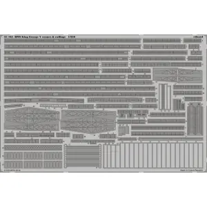 Prezzo Conveniente EDUARD 1/350 ; HMS King George V cranes & railings 1/350 - per kit TAMIYA