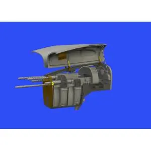 EDUARD 1/48 ; P-38F/G nose gun bay 1/48 - per kit TAMIYA Promozione