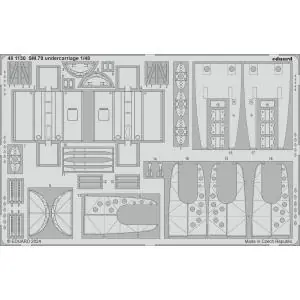EDUARD 1/48 ; SM.79 undercarriage set fotoinciso per kit Eduard Promozione