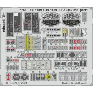 EDUARD 1/48 ; TF-104G late 1/48 - per kit KINETIC Novità