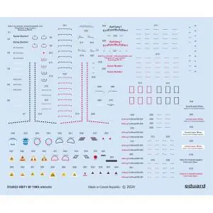 Più Venduto EDUARD 1 32 Messerschmitt Bf 109G stencils