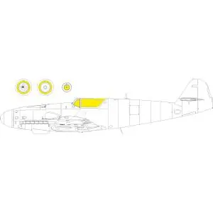EDUARD 1 32 Messerschmitt Bf-109K-4 Masking Tape Spedito Oggi
