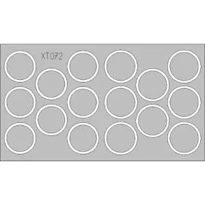 EDUARD 1 35 Panther G Wheel Mask (Tamiya) Sconto