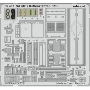 EDUARD 1 35 Sd.Kfz.2 Kettenkraftrad Promozione