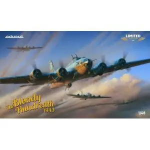 Offerta Limitata EDUARD 1 48 "The Bloody Hundredth 1943" Boeing B-17F