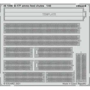 Nuovo Arrivo EDUARD 1 48 B-17F Ammo feed chutes