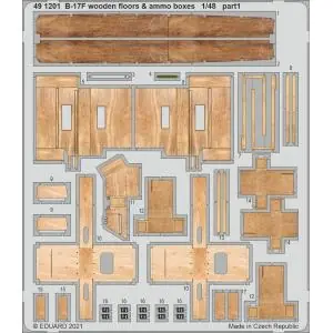 Compra Online EDUARD 1 48 B-17F Wooden Floors & Ammo Boxes