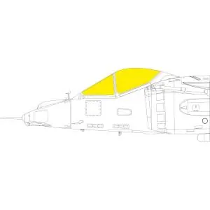 Esclusivo EDUARD 1 48 BAe Harrier GR.1/3 TFace Masking tape