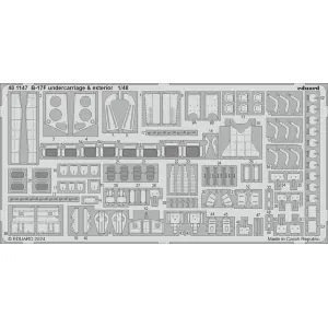 Saldi EDUARD 1 48 Boeing B-17F Flying Fortress undercar. & exter.