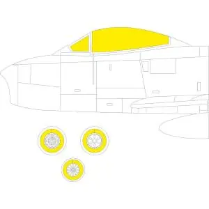 Offerta Lampo EDUARD 1 48 Canadair Sabre F.4 Masking tape
