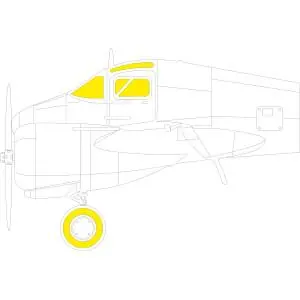 EDUARD 1 48 Curtiss-Wright AT-9 Jeep TFace Masking tape Offerta Limitata