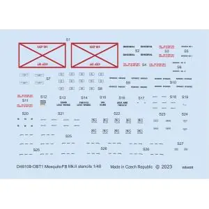 Super Prezzo EDUARD 1 48 de Havilland Mosquito FB Mk.II stencils