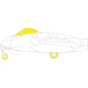 Offerta Speciale EDUARD 1 48 de Havilland Vampire F.3 TFace Masking tape