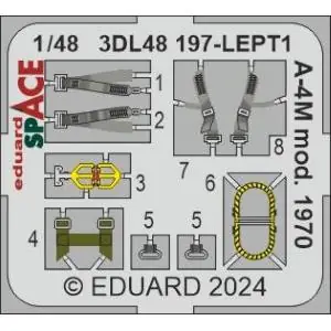 Promo Stagionale EDUARD 1 48 Douglas A-4M Skyhawk mod. 1970 SPACE