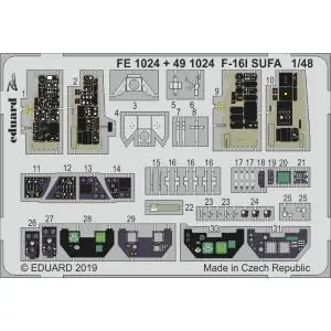 EDUARD 1 48 F-16I SUFA interior Vendita Finale
