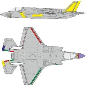 EDUARD 1 48 F-35B Lightning II RAM Coating Masking Tape Saldi
