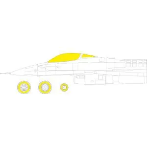 EDUARD 1 48 General-Dynamics F-16A MLU Masking Tape Offerta Limitata