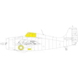 EDUARD 1 48 Grumman F4F-4 Wildcat TFace Masking tape Promo Stagionale