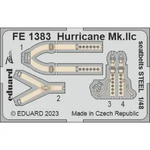 EDUARD 1 48 Hawker Hurricane Mk.IIc seatbelts STEEL Must-Have