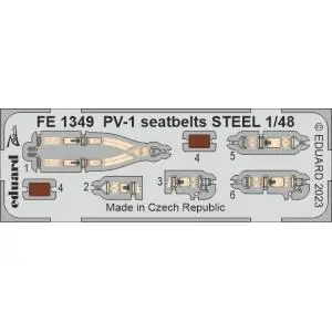 EDUARD 1 48 Lockheed PV-1 seatbelts STEEL Ventura Soddisfatti O Rimborsati
