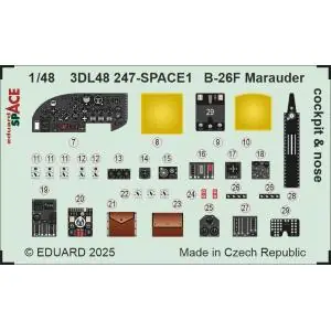 Occasione EDUARD 1 48 Martin B-26F Marauder cockpit & nose SPACE