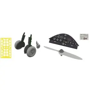 Super Prezzo EDUARD 1 48 Messerschmitt Bf-108 spoked wheels LööKplus