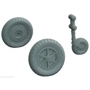 Esclusivo EDUARD 1 48 Messerschmitt Bf-109G-4 wheels