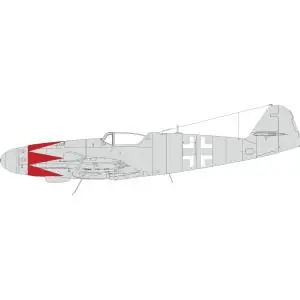 EDUARD 1 48 Messerschmitt Bf-109K-4 tulip pattern Masking Tape Promo Stagionale