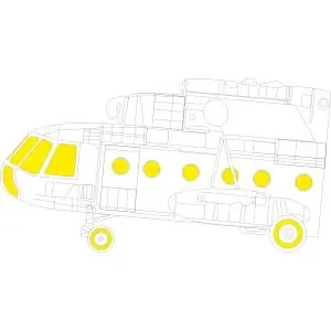 EDUARD 1 48 Mil Mi-17 TFace Masking Tape Professionale