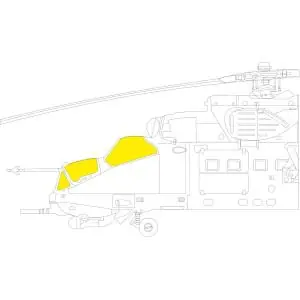 EDUARD 1 48 Mil Mi-35M TFace Masking tape Ultima Occasione