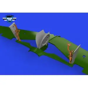 EDUARD 1 48 North-Am. P-51B/ C undercarriage legs BRONZE Promo Stagionale
