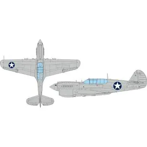 Offerta Limitata EDUARD 1 48 P-40E US national insignia Masking Tape