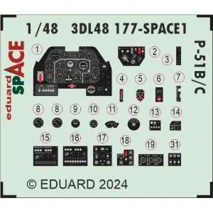EDUARD 1 48 P-51B/ C SPACE Ordina Subito